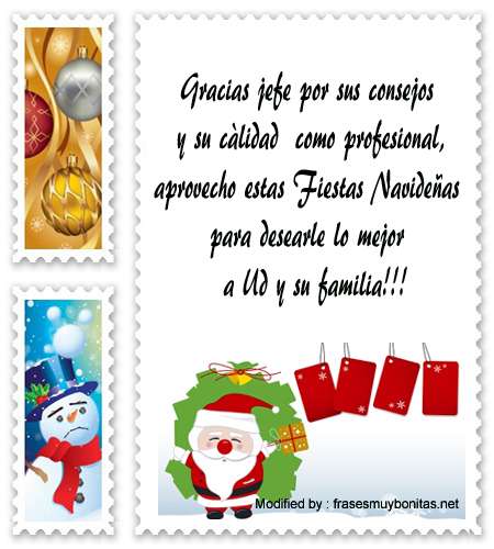 Tarjetas con saludos especiales de Navidad para tu jefe 