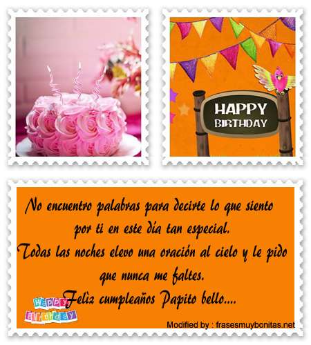 feliz cumpleaños,frases con imàgenes de cumpleaños para mi Papà,