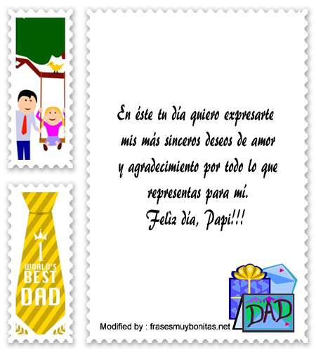 Originales frases para el día del Padre | Tarjetas para el día del Padre -  