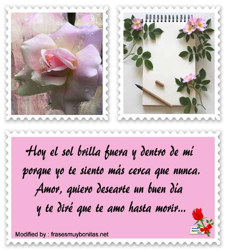 Nuevas frases de buenos días para mi esposo | Mensajes de buenos días - Nuevas frases de buenos días para mi esposo | Mensajes de buenos días -