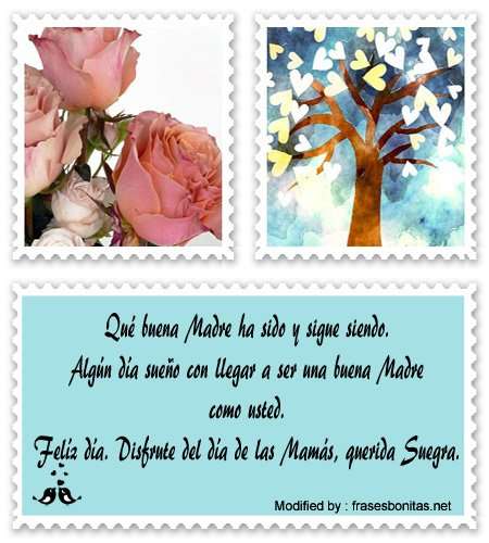Frases a mi suegra por el día de la Madre | Tarjetas por el día de la Madre Frases a mi suegra por el día de la Madre | Tarjetas por el día de la Madre