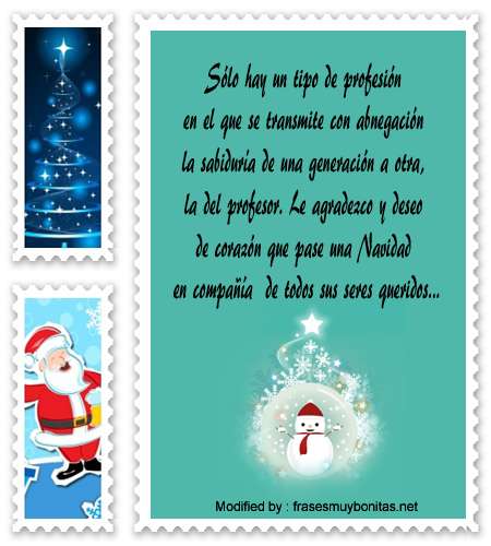 Bonitas Frases De Navidad Para Tu Profesor  Saludos de 