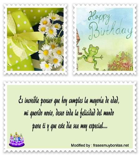 Mensajes de cumpleaños 18 para mi novio | Saludos de cumpleaños Mensajes de cumpleaños 18 para mi novio | Saludos de cumpleaños