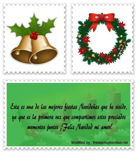 Buscar textos cortos por Navidad para Whatsapp y Facebook.#FrasesDeNavidadParaMiAmor