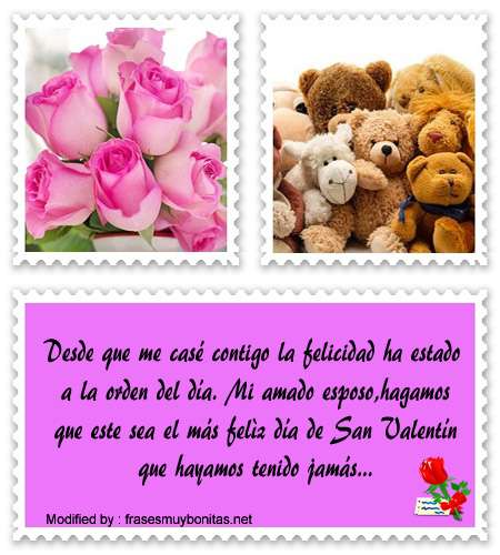 Mensajes de San Valentín para mi esposo | Frases de amor Mensajes de San Valentín para mi esposo | Frases de amor