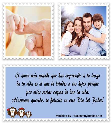 Originales Mensajes Por El Día Del Padre Para Tu Hermano│Lindas Frases Por  El Día Del Padre 