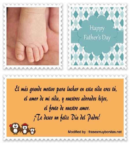 Lindos Mensajes Por El Día Del Padre Para Un Esposo│Bellas Frases Por El  Día Del Padre Para Un Esposo 