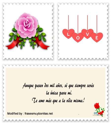 Buscar tarjetas con dedicatorias de amor para mi novia para Messenger.#FrasesRomanticasParaNovios