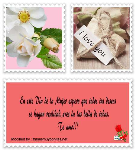  Buscar mensajes de amor para dedicar el día de la Mujer por Whatsapp
