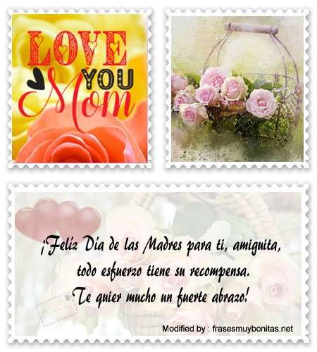 Descargar frases cortas y bonitas para el Día de la Madre para celular.#SaludosDíaDeLaMadre