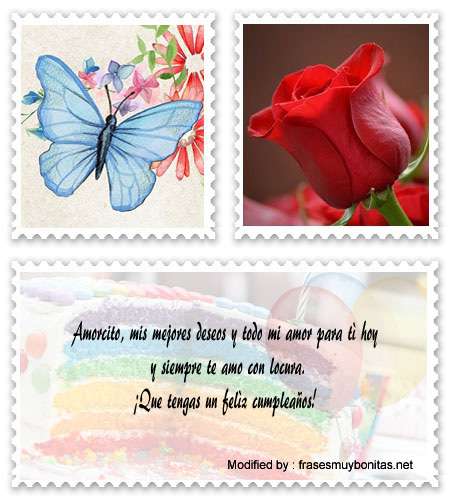 palabras de cumpleaños para mi novio