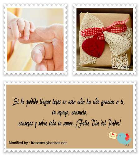 originales mensajes por el día del padre