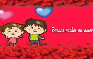 Saludos de buenas noches mi amor para dedicar por Messenger
