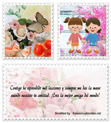 originales tarjetas con frases de amistad