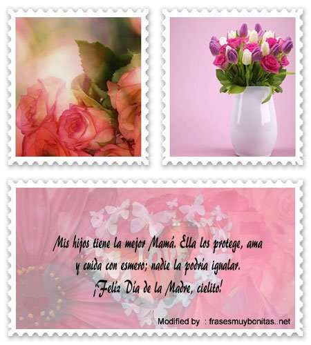 Bonitas tarjetas con frases de amor para el Día de la Madre