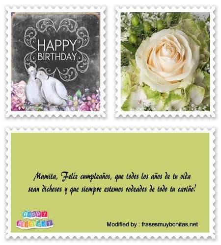 frases de cumpleaños para mi Mamá para whatsapp.#FelicitacionessParaCumpleañosDeMamá