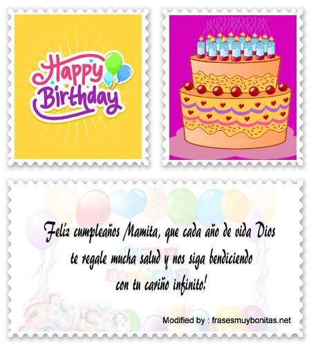 enviar frases de cumpleaños para mi Mamita.#FelicitacionessParaCumpleañosDeMamá