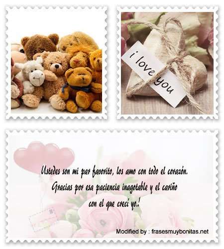 descargar mensajes de agradecimiento a mis Padres para enviar
