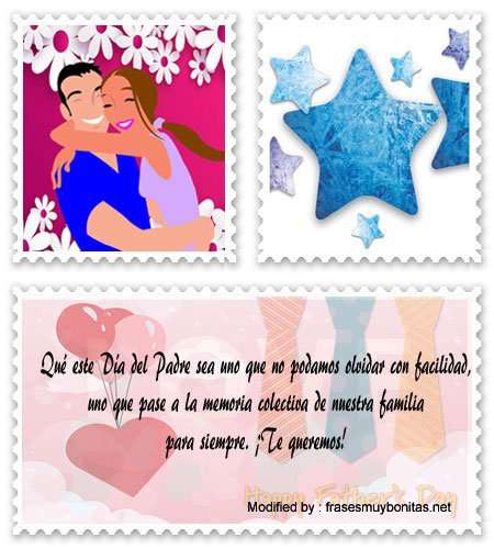 mensajes por Día del Padre para mi amor.#TarjetasDeAmorParaDiaDelPadre