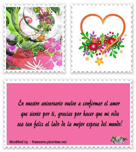 mensajes bonitos y románticos de aniversario de novios para Messenger.#FrasesDeAniversario
