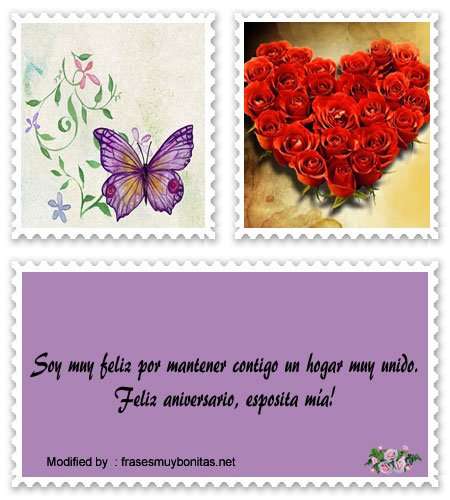 descargar mensajes bonitos de aniversario de novios para dedicar.#FrasesDeAniversario