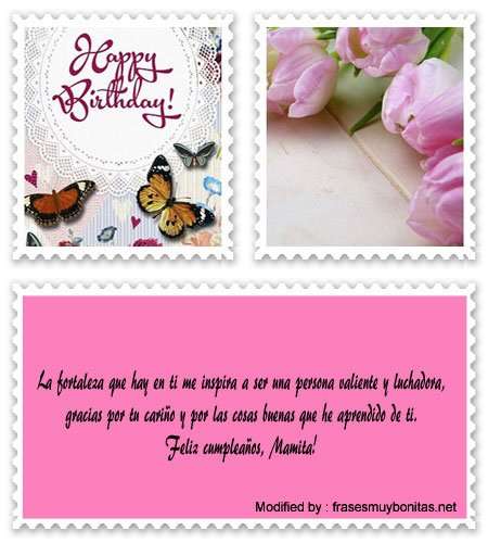 mensajes bonitos de cumpleaños para mi Mamá.#FrasesDeCumpleaños