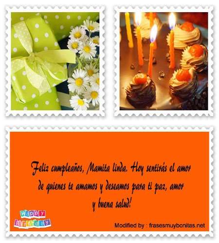 saludos de cumpleaños para mi Mamá.#FrasesDeCumpleaños