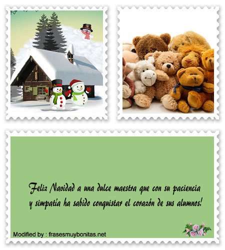 Descargar bonitos saludos de Navidad.#FrasesDeNavidadParaMiMaestra