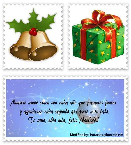 Bellos y originales mensajes de Navidad para mandar a mi amor por Whatsapp.#FrasesFelízNavidad