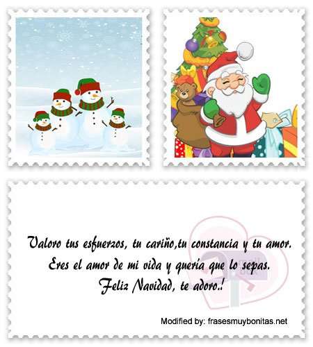 Los mejores saludos romànticos por Navidad para enviar a mi novia por Messenger.#FrasesFelízNavidad