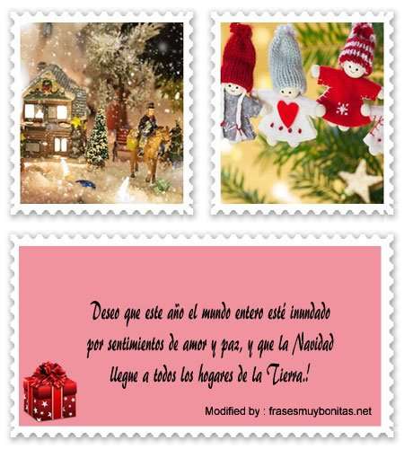 Descargar mensajes bonitos de Navidad para Facebook.#MensajesFelízNavidad