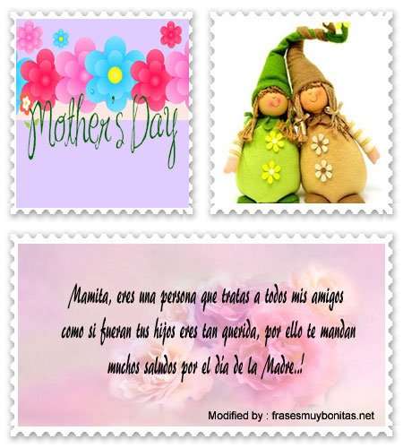 Descargar frases bonitas para dedicar el Día de la Madre.#SaludosParaElDíaDeLaMadre
